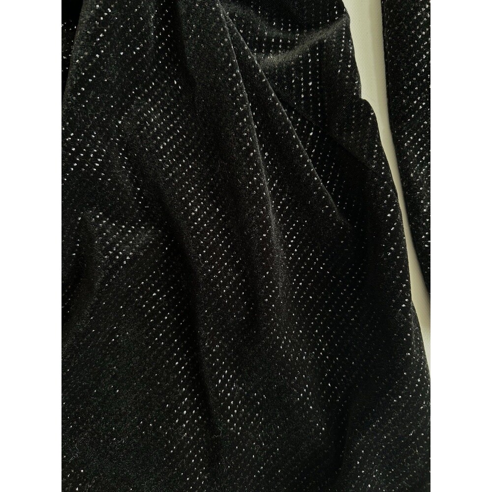 NWOT & Other Stories Cocktail Glitter Sparkle Velour LS Mini Dress Black Size XS - Picture 16 of 16